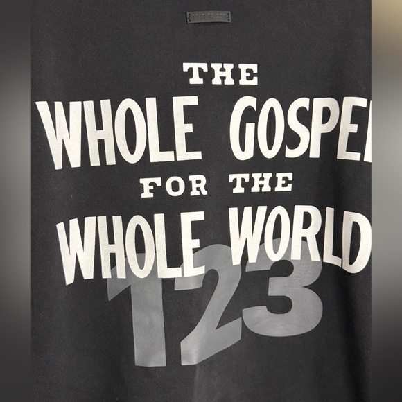 Fear Of God X Rivington RoiRebis collab black sweatshirt - Picture 4 of 6